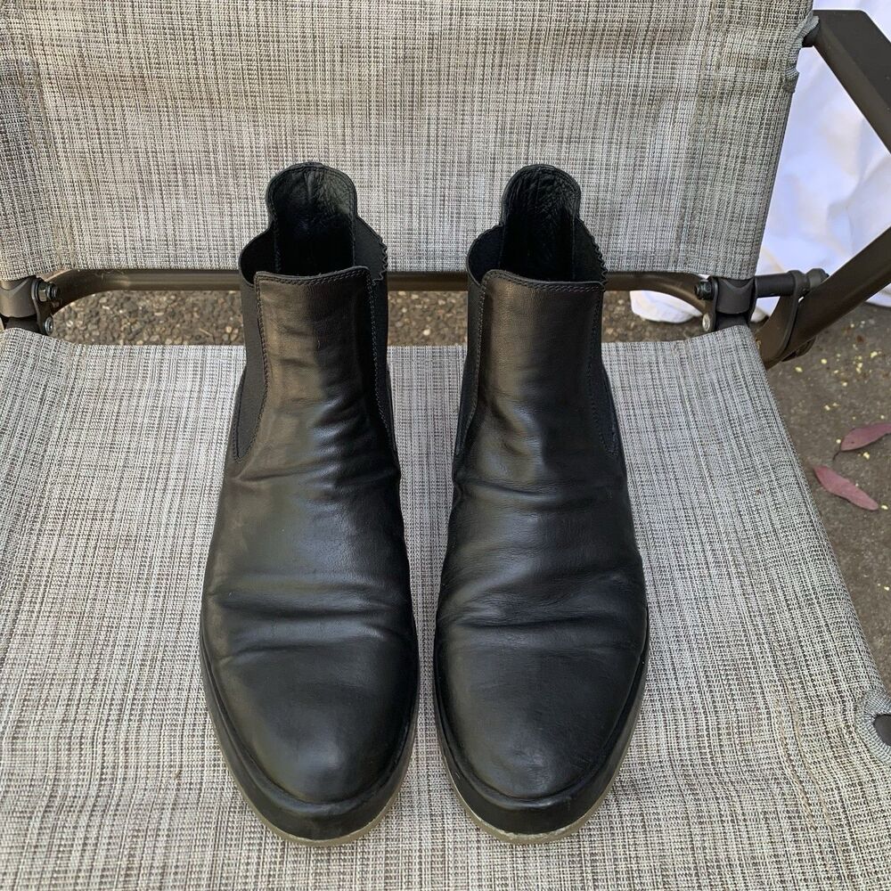 Fear Of God Chelsea Wrapped Leather Boots Black Made In Italy Size EU41/US 8